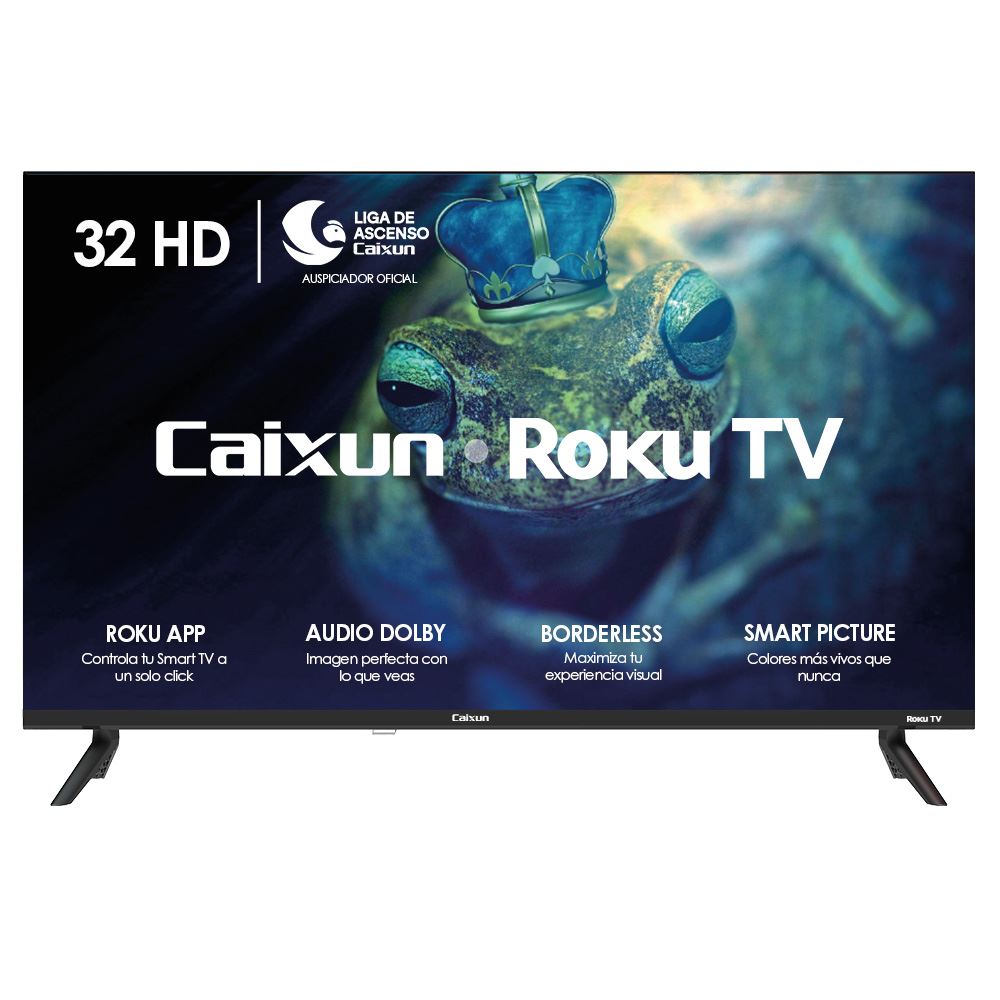 Smart TV Caixun LED 32" HD Roku TV C32V1HR.